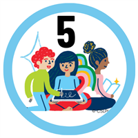 Kids Five Hours of Reading Badge
